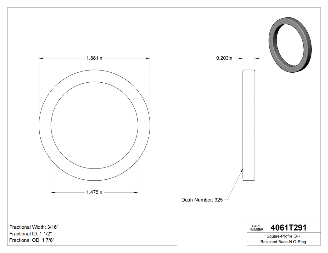 Technical drawing - 4061T291